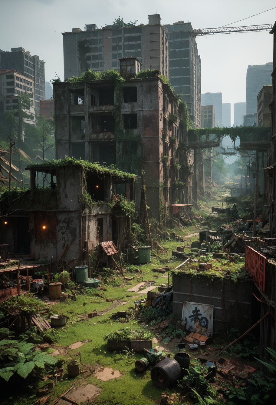 score_9,score_8_up,score_7_up,8k,,ruanyi0723,post-apocalypse,overgrown,moss,<lora:0723 post-apocalypse_v1_pony:1>
