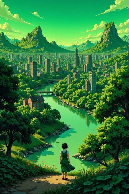 green city beautiful anime landscape, dusk, woman, very intricate, very detailed, sharp, bright, colorful, <lora:Hand v2:0.5> <lora:Anti-Blur:1><lora:Insane Detail Slider:0.25> <lora:flux.1_lora_flyway_Epic-detail_v2:0.3> <lora:fluxenhancer:0.25> <lora:ROWER:0.6> <lora:flux-charmer-v1-1:0.4><lora:Vibrantly_Sharp_style_v.5:0.4> <lora:Neurocore Anime Cyberpunk v2.0:1> A digital artwork in the style of cknc, <lora:ck-Neon-Retrowave:0.4> ck-rw, in the style of ck-rw,