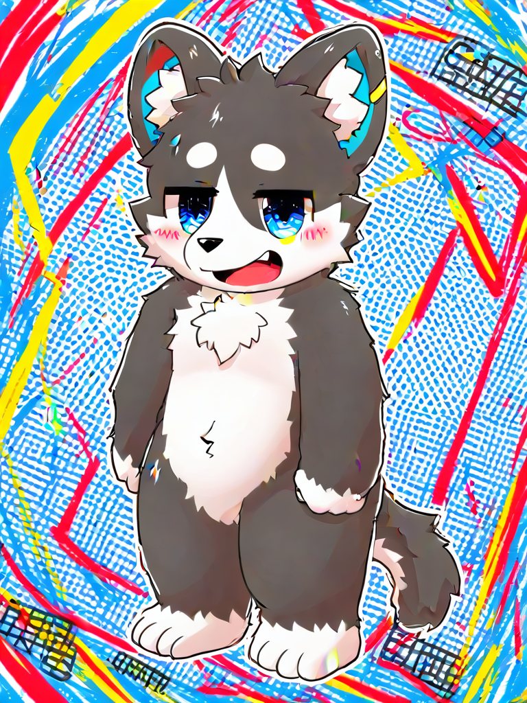 ((((sdgs4levelonerubili)))), 1boy, furry, solo, score_9 <lora:levelonerubili-clean:1>, detailed background