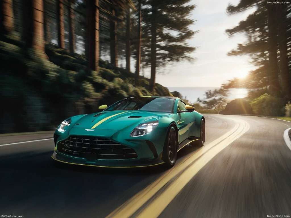 Aston_Martin-Vantage_F1,sports car,<lora:Aston_Martin-Vantage_F1:1>,
(Masterpiece)),((Best Quality)),(detailed),award-winning,sports car carbon fiber roof in motion,racing on a coastal road,redwood forest,highly detailed,fine detail,intricate,insanely detailed,volumetric lighting,vivid colors,((masterpiece)),absurdres,detailed details,motion blur,