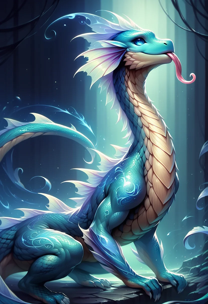 <lora:PonySpiritAnimals:1> Spirit animal, score_9, score_8_up, score_7_up, score_6_up, score_5_up, score_4_up, extremely detailed, furry, handsome lizard man, scales, head fin, long tongue, realistic, extremely detailed