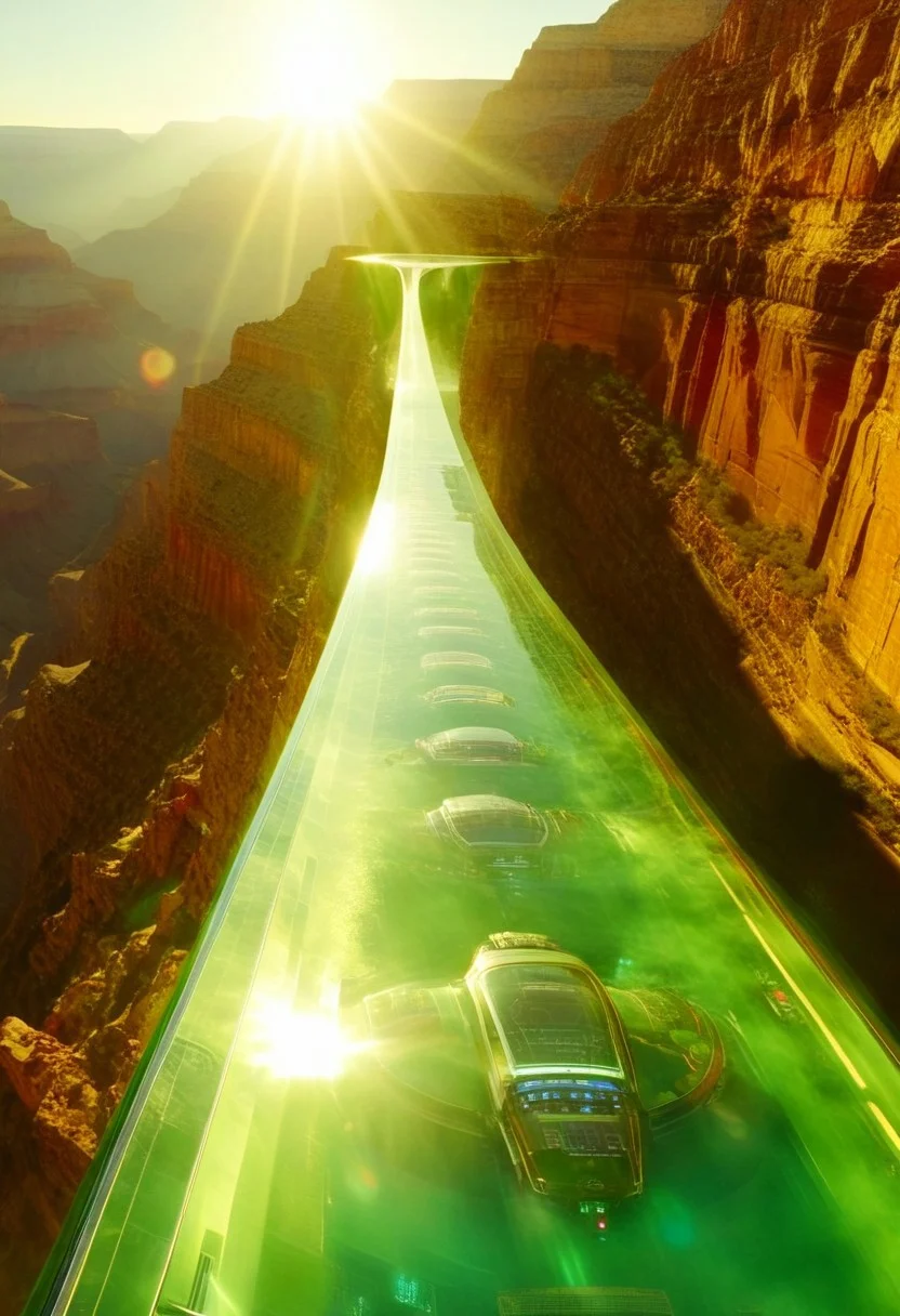 ()Hyoer Realistic, full color:2.0) depicting
(The Grand Canyon’s Bright Angel Trail, Arizona 🇺🇸:2.0:)
BREAK ()Hyoer Realistic:2.0)Polaroid picture of luxurious, futuristic penthouse with transparent floors overlooking a thriving, sun-kissed metropolis. Sleek, minimalist interior with digital art adorning the walls. Expansive, curved window wraps around the exterior, offering an unobstructed view of the vibrant cityscape. Towering skyscrapers, sweeping highways, and glittering waterfalls cascade down green mountains. Silver spacecraft take off and land at the bustling spaceport, while grav-bikes and hovercars zip past. Capture the essence of this futuristic, high-end penthouse, where luxury and technology blend seamlessly to create the ultimate urban oasis."