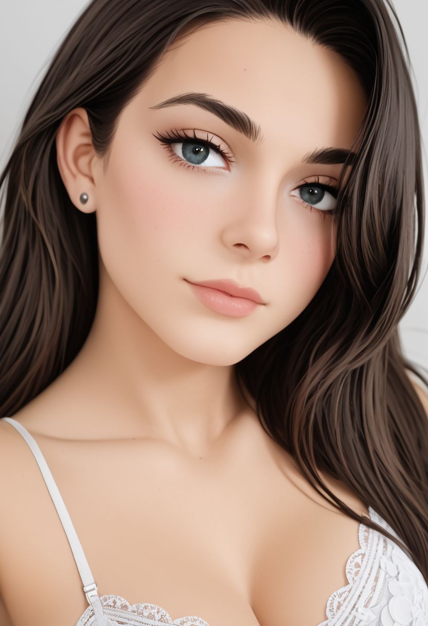 <lora:Emeraudetoubia:1.5>,  (3/4 view:1.5), (face close-up:0.8), gorgeous woman, fancy lingerie,