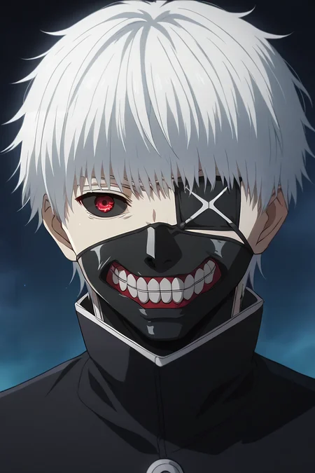score_9, score_8_up, score_7_up, source_anime, rating_safe, intricate details, (photorealistic:0.6), looking at viewer, , depth of field, 1boy, solo, male focus, <lora:ken_kaneki_pony:0.92>, ken_kaneki, white hair, short hair, bangs, eyepatch, colored sclera, black sclera, red eyes, mask, mouth mask, teeth, kagune \(tokyo ghoul\), , Atlantis: A lost city of great wisdom and power, now drowned beneath the sea, , <lora:sdxl_lightning_8step_lora:1>