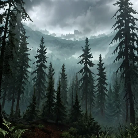 Masterpiece,absurd resolution,8k,high resolution,
<lora:SkyrimLandscapes:1>,
skyrimlandscapes, scenery, tree, no humans, nature, outdoors, forest, cloud, sky, fog, cloudy sky, day