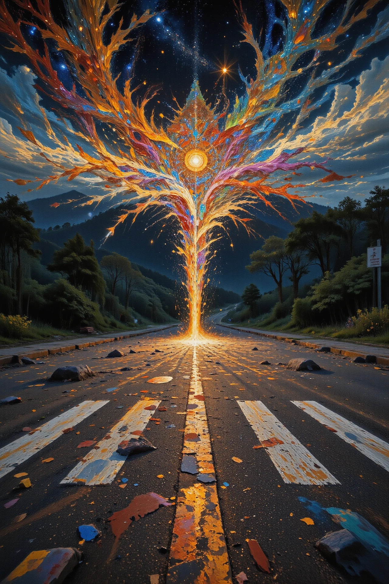 (crosswalk),  beautiful Bruneian landscape,  bright luminous night, woman, intricate, very detailed, sharp, colorful, multilayer surrealistic paint,  <lora:Hand v2:1> <lora:Anti-Blur:1> <lora:Insane Detail Slider:0.5>   <lora:Flux.1_Turbo_Detailer:0.6> <lora:flux-photo-transparent_Alpha_1.0:0.8> <lora:flux.1_lora_flyway_Epic-detail_v2:0.6>,  <lora:Painterly01b_CE_FLUX_AIT:0.8> pntrlyCE_style,  <lora:VividlySurreal:1>