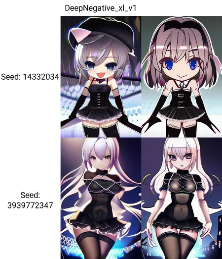 Chibi anime style
1girl,evil smile,dramatic lighting,waist up,,fishnets,pantyhose,bare shoulders