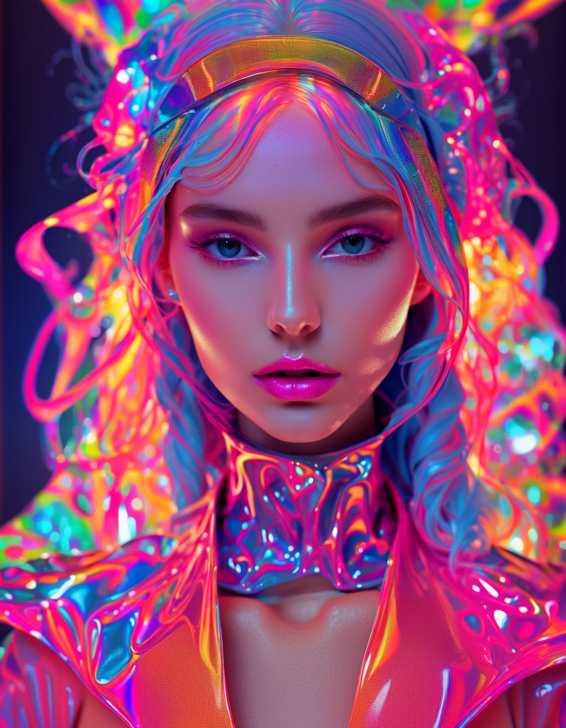 (liquid illumination:1.05) fashion, she,,