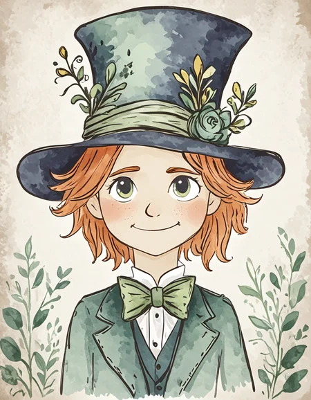novuschroma57 style whimsical drawing of the hatter <lora:novuschroma57 style_simple:1> <lora:sdxl_lightning_8step_lora:1>