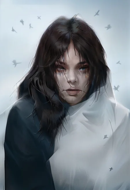 score_9, score_8_up, score_7_up, realistic, dark theme, low light, ((RoomLR)).
1girl, Tomie Kawakami, Gorgeous sexy female. Beautiful feminine face, Long hair, Sexy makeup.
Bird.