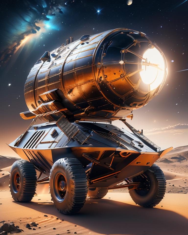 ((best quality)), ((masterpiece)), ((realistic)), (hyper detailed),  Starry Skiff, Twin Exhaust Tips, Rain-Sensing Wipers,    Bronze, Monochrome,  , Perihelion,Equinox,Meteoroid,Comet,Lunar Module ((masterpiece)), 8K, HDR,  <lora:add-detail-xl:1>