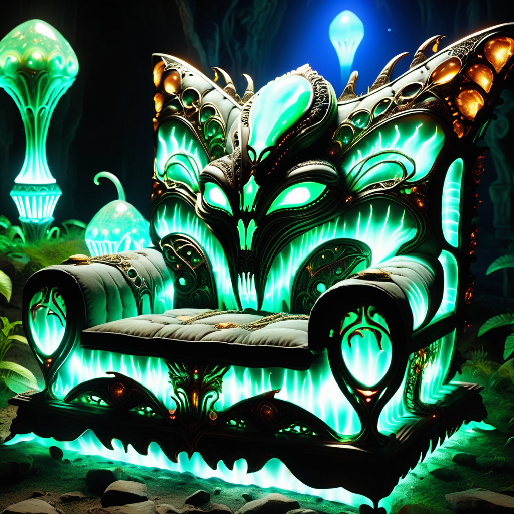 hyper detailed masterpiece, dynamic, awesome quality,DonM3lv3sXL alien ruins archaeology dig site, decorative cushions/pillows, andesite stone, halogen bulbs,led bulbs, picture lights, stonepunk <lora:DonM3lv3sXL-000005:1>