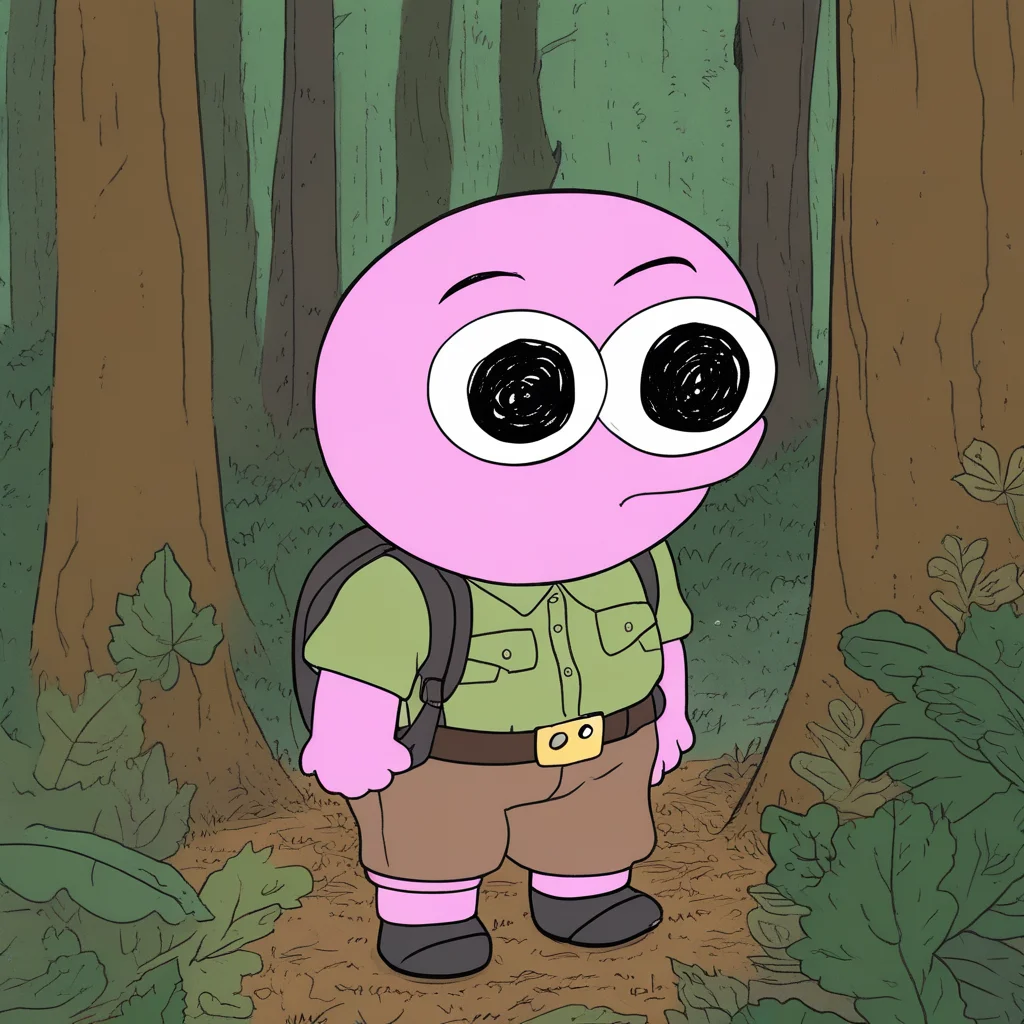 pim, in a forest