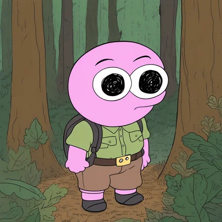 pim, in a forest