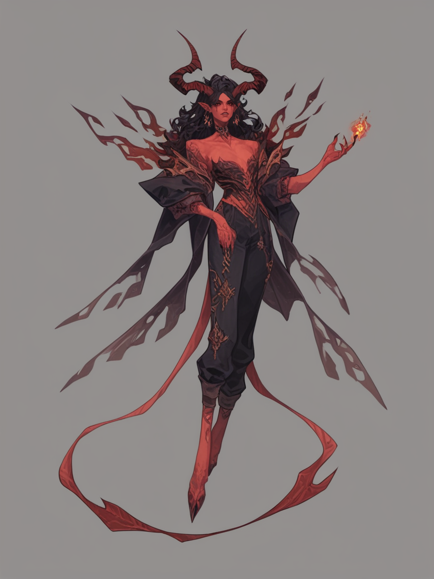 score_9, score_8_up, score_7_up, score_6_up, score_5_up, score_4_up,   <lora:11ng3z0XLP:1> 11ng3z0, 1girl, simple background, demon horns