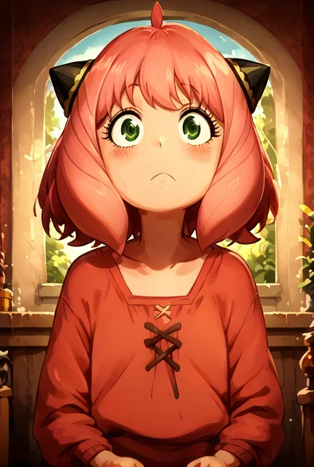 8K,score_9, score_8_up, score_7_up, source_anime, explicit rating, masterpiece, absurd, (high quality), detailed character design, ultra-high resolution, perfectly put together, crisp, breathtaking attention to detail, high quality, super deta,
anya forger, anya (spy x family), bangs, green eyes, pink hair, ahoge, child, female child, hairpods,
,
khyle <lora:khyleri XL 10 DIM:1><lora:bad-hands-5:1> <lora:DetailedPerfect_hands_r1:1> <lora:anya-forger-movie-ponyxl-lora-nochekaiser:1><lora:Human_Female_On_Anthro_Male:1>