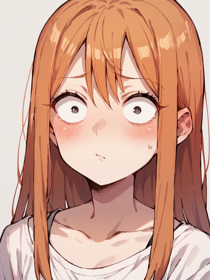 score_9, score_8_up, score_7_up, score_6_up,  1girl, ginger hair, long hair,  <lora:shihakuganXLP:0.7> shihakugan eyes, mob psycho eyes, blush,