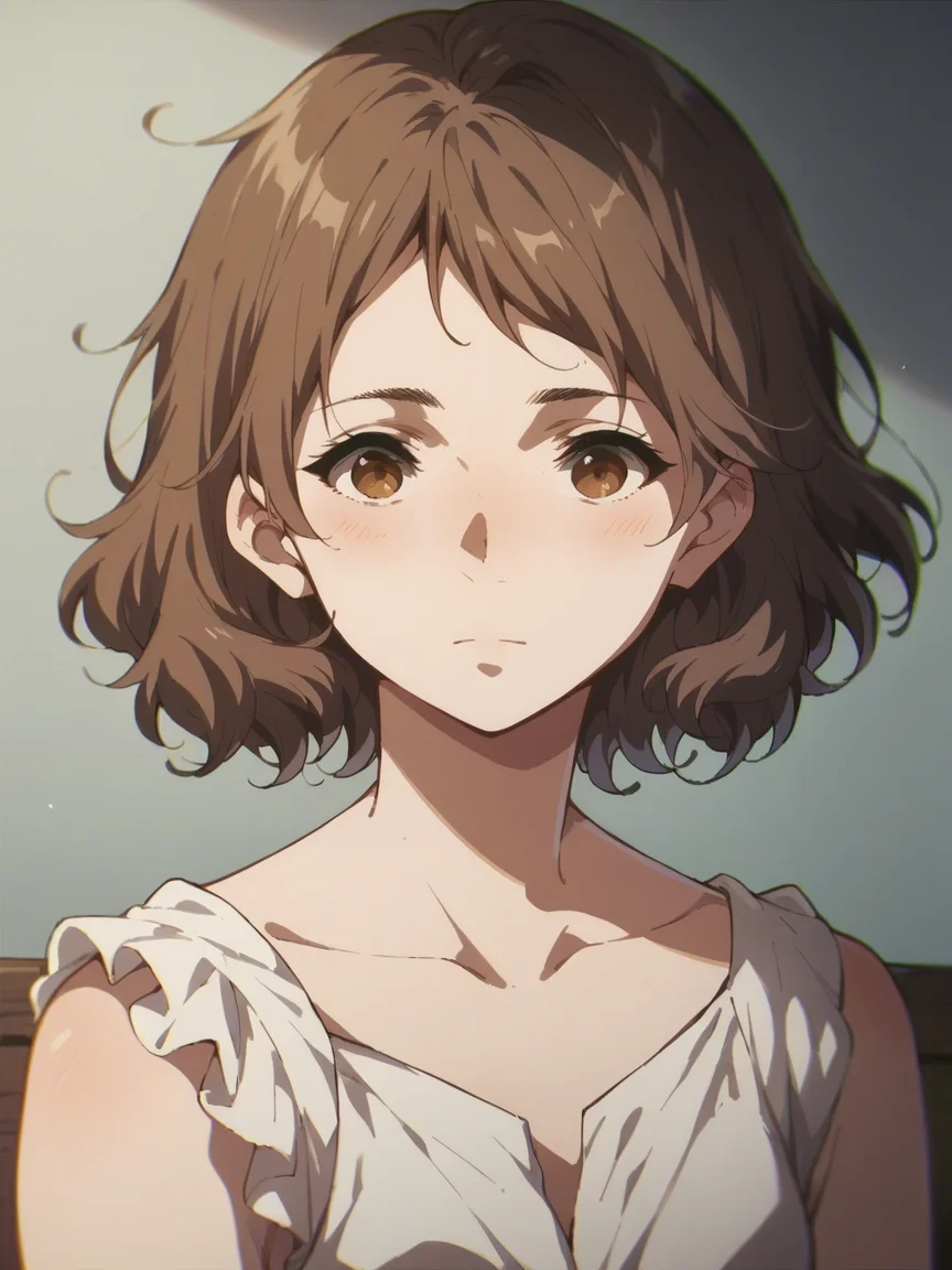 score_9, score_8_up, score_7_up, score_6_up, score_5_up, <lora:VEXLP:1> ve, brown eyes, brown hair, 1girl