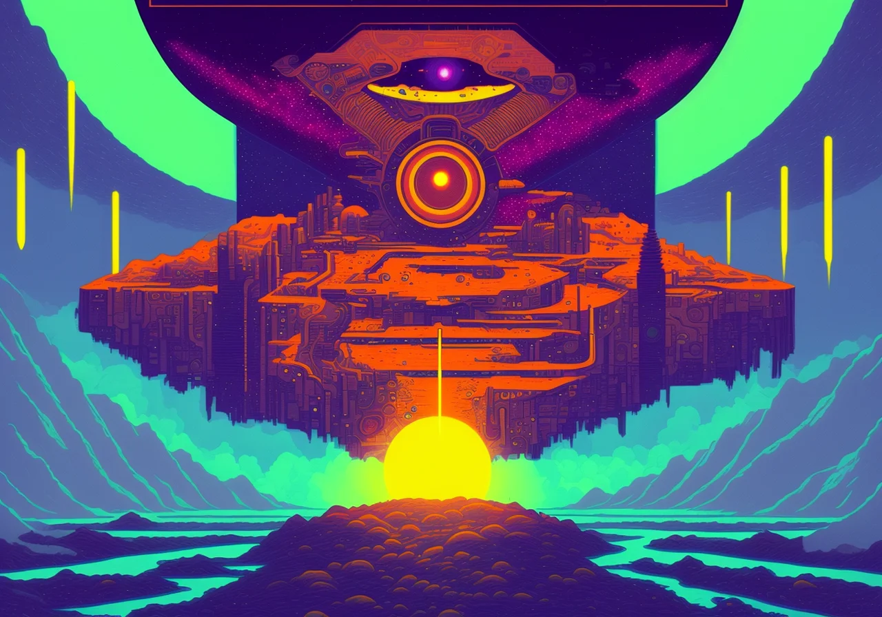 best quality, poster, (shrpshot:1.3) in another world, afffff666666