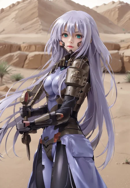 safe_pos, (score_9:0.9),score_8_up,score_7_up,rating_safe,anime style,(zPDXL),(zPDXL3),<lora:The Iris Swordsoul ponyXL v1.1:0.76>,purple eyes,light purple hair,fleurdelis, the iris swordsoul, 2girl, double, smile, closed mouth,  smile, 
schwarzesmarkenfortifiedsuit, pilot suit, impossible bodysuit,red eyes,,desert,schwarzesmarkenfortifiedsuit, pilot suit, impossible black bodysuit, whole body,　same height, Sexy Pause, 