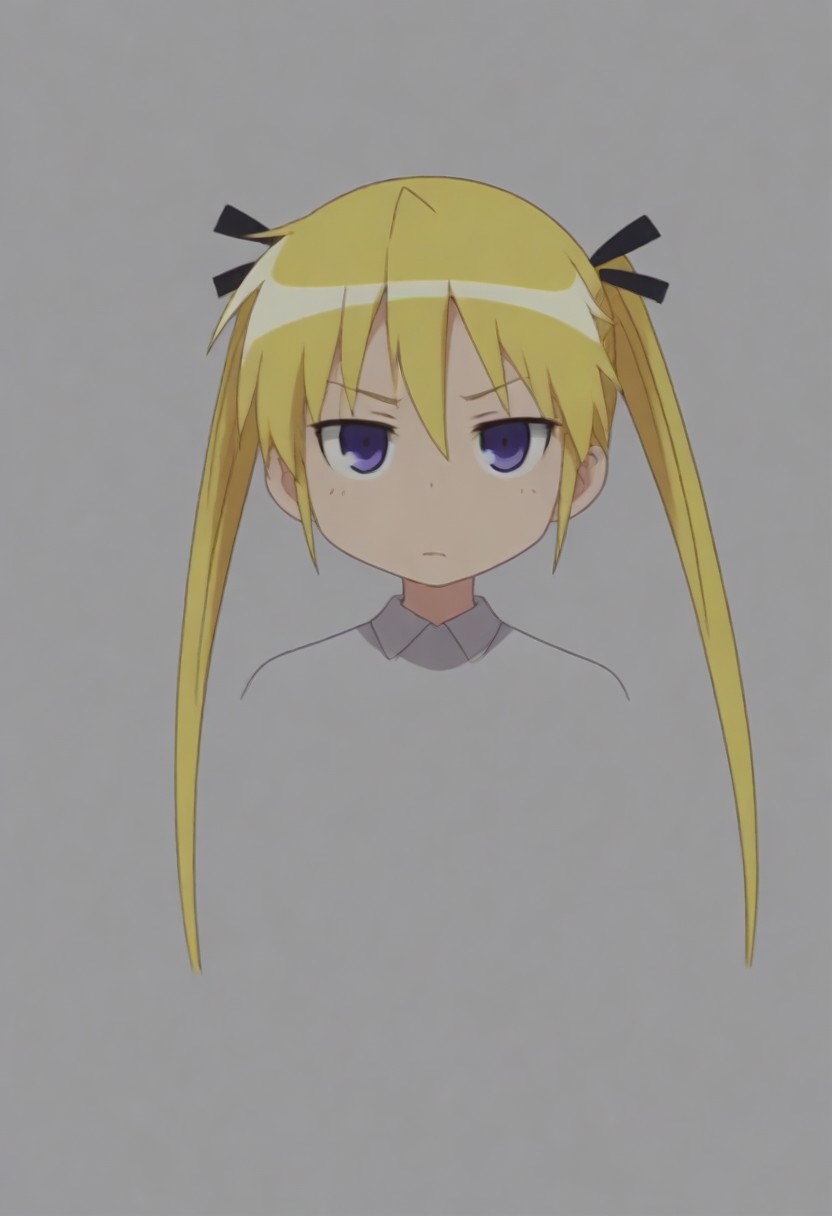 source_anime, anime screencap, source_anime, auratheguillotine, anime screencap, masterpiece, source_anime, shiny skin,,,,,,,sonyakmb, blonde hair, long hair, twintails, hair ribbon, purple eyes,, school uniform,