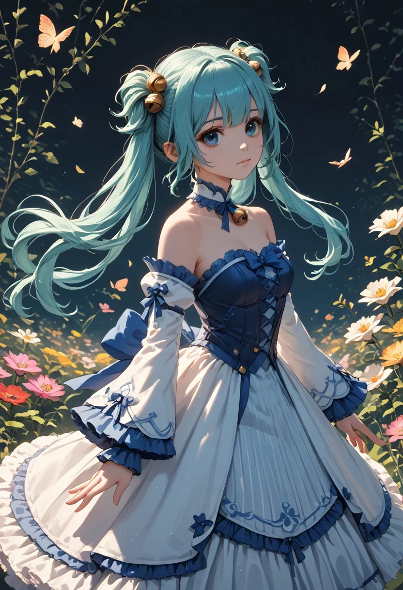 score_9, score_8_up, score_7_up, score_6_up
*Channel_42* *中*
Cui tails bells flower strapless dress detached sleeves