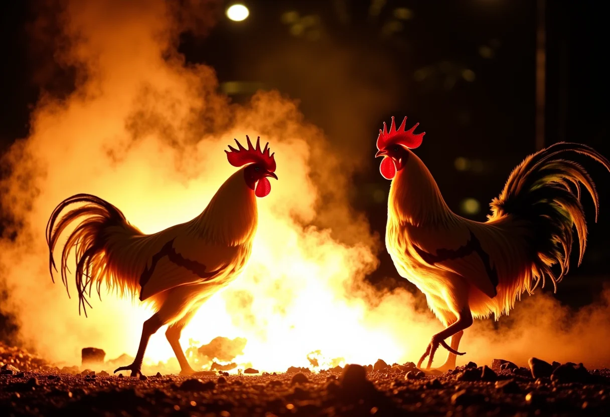 Grit rush reality, my rooster fights are the best rooster fights, gold lighting