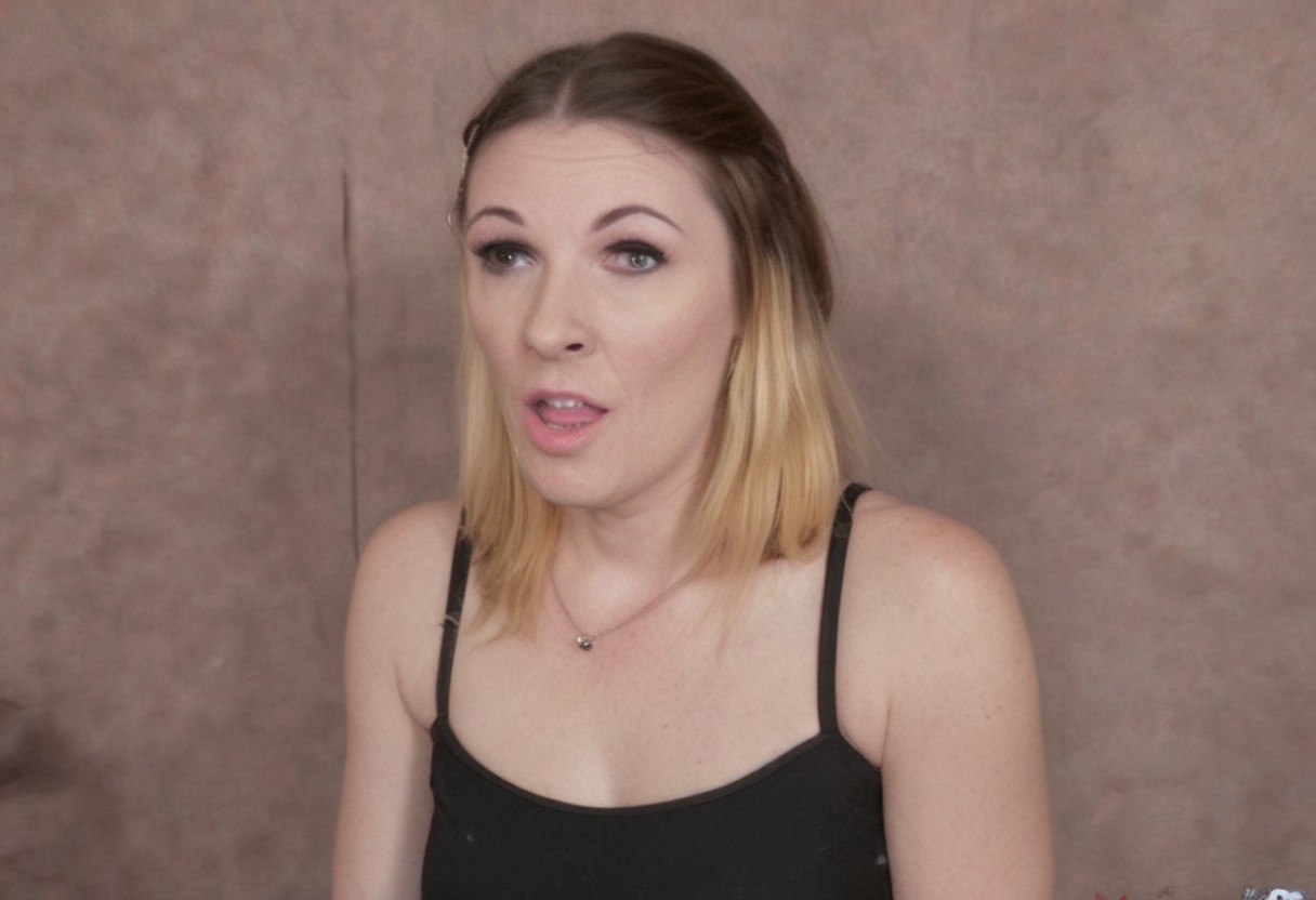 1girl, interview, porn casting, undressing