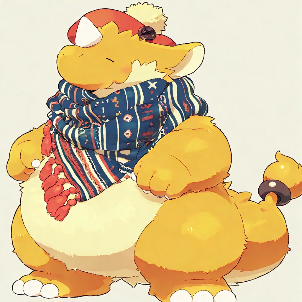 yamato (zuppu11), 1boy, solo, furry, cute, kemono, masterpiece, best quality, very awa, very aesthetic, absurdres, overweight