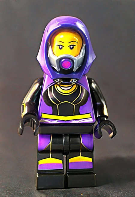 LEGO MiniFig, zavy-tali, mask-on,