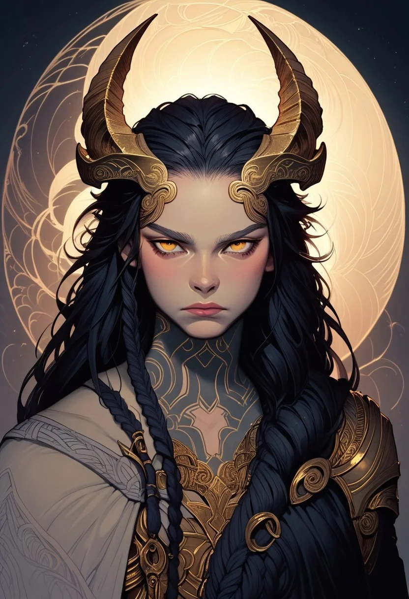 llustration, zPDXL3 , Expressiveh , score_9 , score_8 , score_7, male, Loki, dynamic viewpoint, dynamic angle, vibrant colors, Loki, god of mischief, norse, wearing norse themed armor, pauldrons highly detailed , high quality , high res, golden horned helmet, gold helmet, horns, golden horns, black hair, closed mouth, detailed pauldrons, dramatic lighting, <golden cyber arm, golden cybernetic arm:1.4>, asymmetry, asymmetrical arms,cape, royal