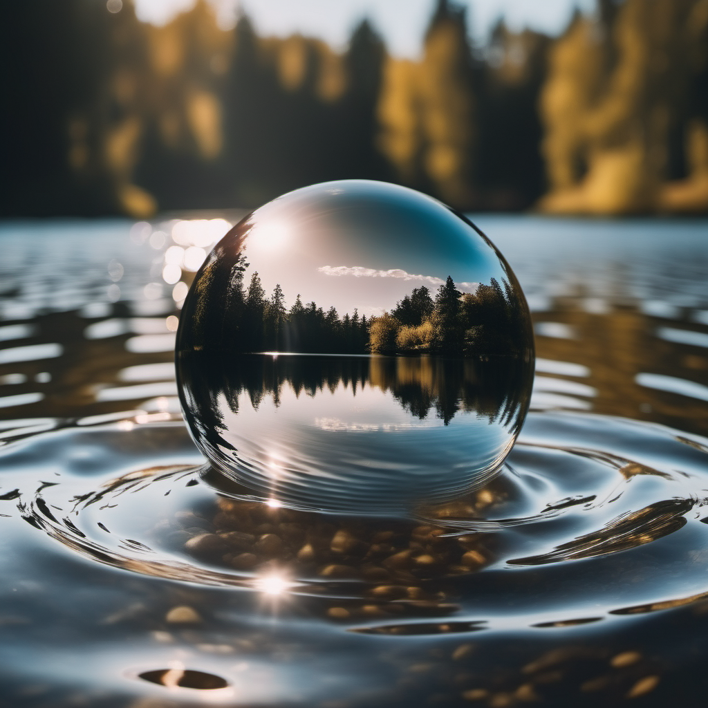 cinematic photo sphere, ripples texture <lora:Ripples-SDXL:1> . 35mm photograph, film, bokeh, professional, 4k, highly detailed