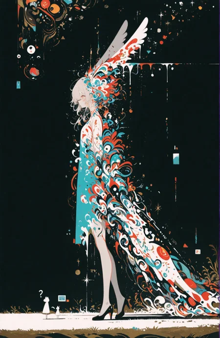 masterpiece, best quality, amazing quality, very aesthetic, absurdres, newest, abstract, sometyome_illu