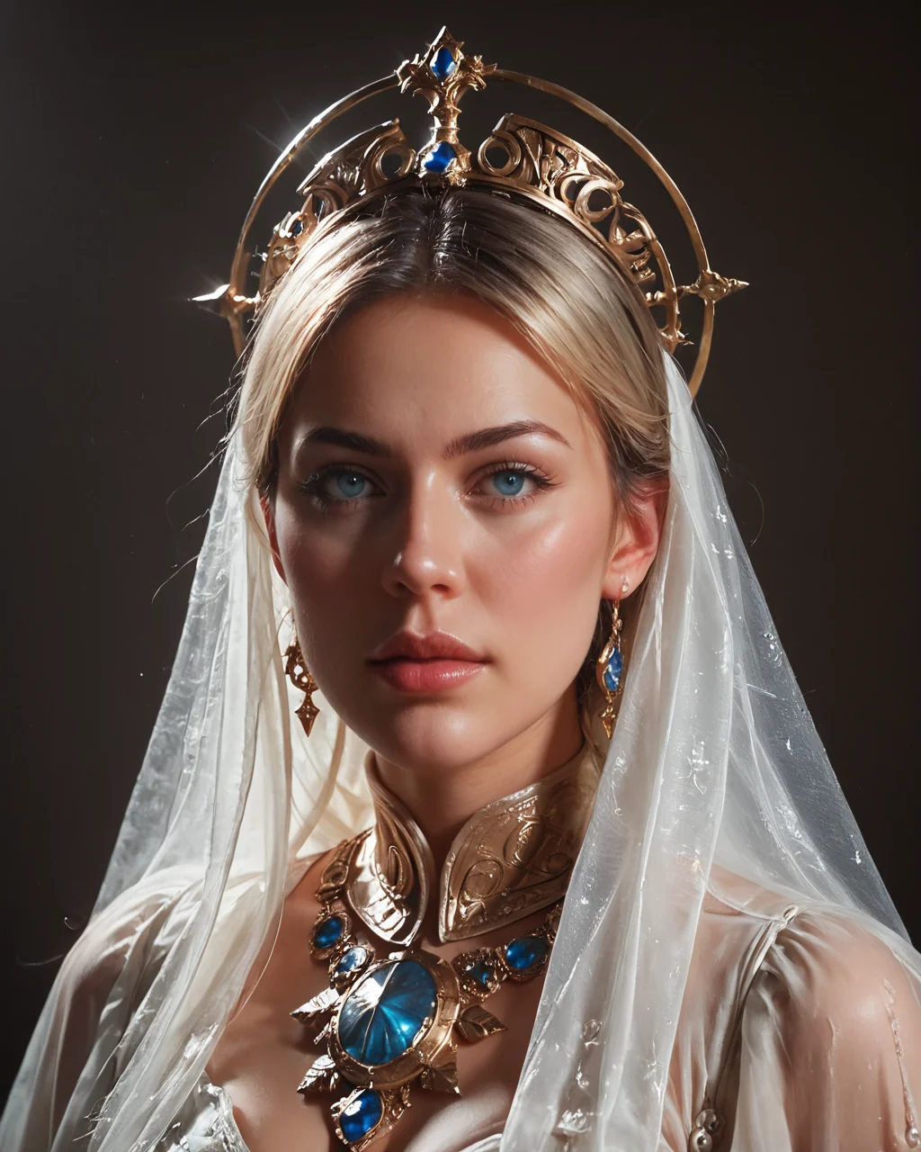 score_9, score_8_up, score_7_up, zPDXL, The female archangel, in her divine form, a majestic serene figure, She is adorned with a shining halo and resplendent short tight fit golden armor that reflects his celestial originsrealistic, realism, highly detailed, perfect quality, high quality, photorealistic,,<lora:Expressive_H-000001:0.8>,,<lora:Concept Art Twilight Style SDXL_LoRA_Pony Diffusion V6 XL:0.8>,,<lora:sinfully_stylish_SDXL>,