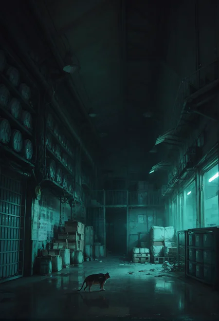 ,ruanyi0928,dark,indoors,warehouse,night,<lora:0928 cool color warehouse_v1_pony:0.8>, score_9,score_8_up,score_7_up,,8k,1girl,solo,,