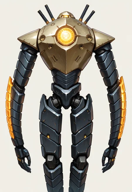 masterpiece, best quality,
BREAK, (solo), 1other, robot, (((no human))),
(segmented arms), mechanical arms, ((multiple segmented arms)),
looking at viewer, standing,
<segment:yolo-Anzhc Face seg 640 v2 y8n.pt,0.4,0.5//cid=1>
simple background,