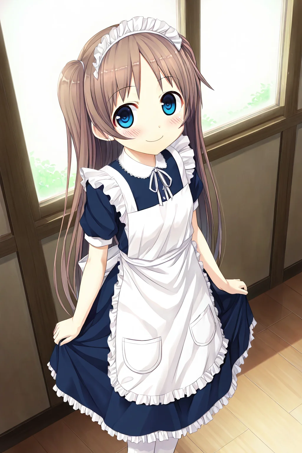 <lora:CURA IL:0.7>,sawai natsuha,dress,maid,, 1girl,masterpiece,best quality,amazing quality,very aesthetic,absurdres,newest,8K,prefect face, uncensored,, looking at viewer,, smile,