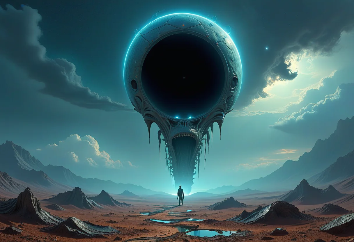 <lora:Flux-XL_Scenery:1>,flux-scenery surreal, eerie, alien, landscape, solitude, dramatic