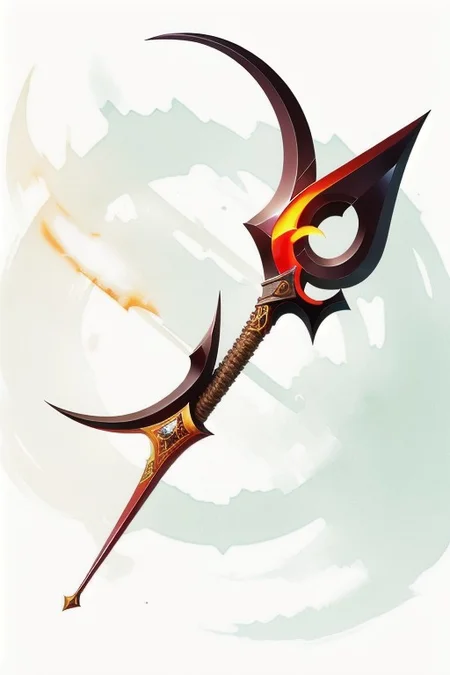 Guan Dao - A type of Chinese polearm that featured a large blade shaped like a crescent moon.
Realistic looking weapon, MagicItem_v1,
