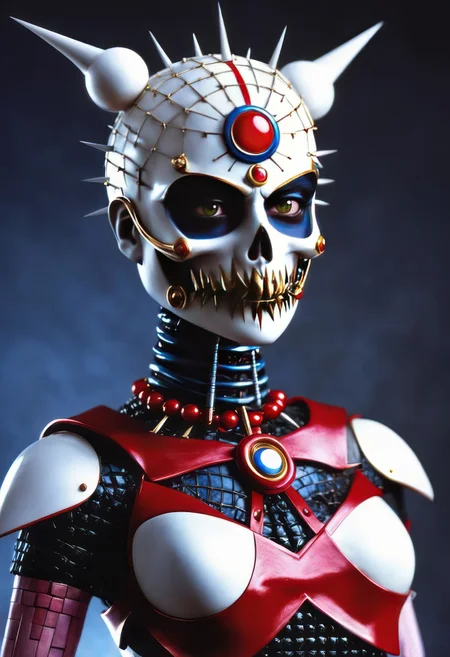 ASCIImix between sailor moon and hell raiser cenobites Pinhead