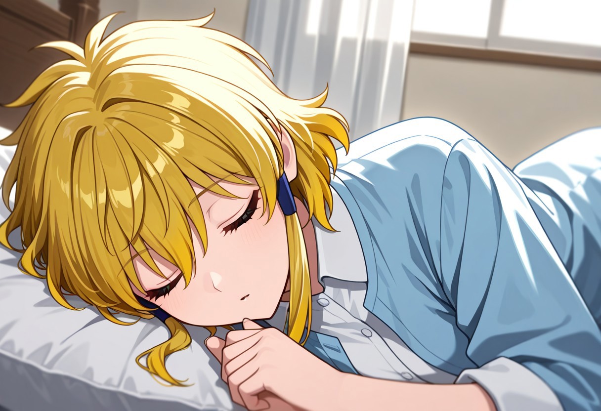 masterpiece, best quality, 32k, high resolution, absurdres, sara werec, sleeping