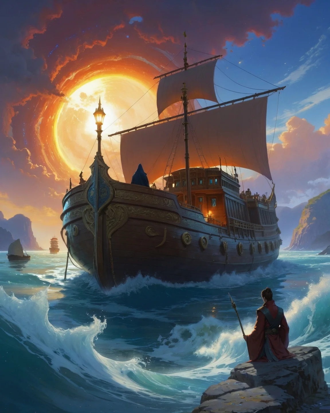 ethereal fantasy concept art of anime artwork Richard Thorn (Cornish coast palette), brinicle formation under ice, fire rainbow circumhorizon, nautilus shell patterns, sun dog ice halo, ship's lanterns in monsoon dark,,cursed lagoon hospitals where amputation-happy carpenter's mates treat black spot infections using fermented sea snake venom, Neo-Byzantine, grand decorative religious style, Orthodox Christian inspired, Neo-Byzantine,,
<lora:iLLMythG0thicL1nes:0.5> G0thicL1nes,
<lora:extremely_detailed:0.7> extremely detailed ,
<lora:add-detail-xl:0.7>,
<lora:softdigital2x2:0.15>,
<lora:EpicF4nta5yXL:0.3>, . anime style, key visual, vibrant, studio anime, highly detailed . magnificent, celestial, ethereal, painterly, epic, majestic, magical, fantasy art, cover art, dreamy