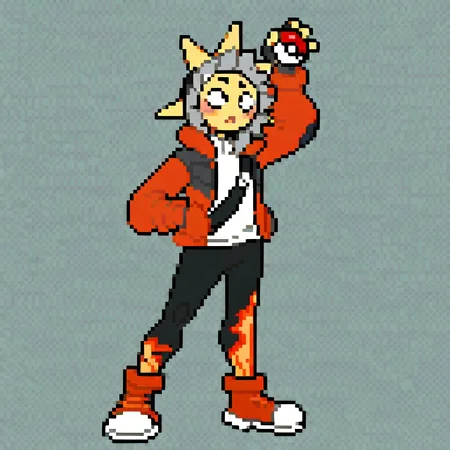 sunspot (fortnite) holding pokeball