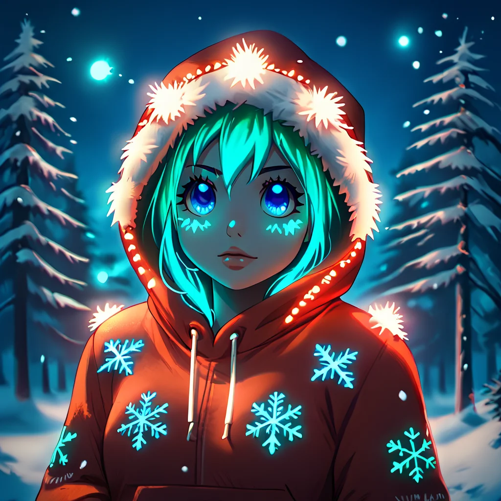 score_9,score_8_up,score_7_up,
,xmas_clothing_2k24,
glowing_hoodie,
1girl,blue eyes,solo,portrait,outside,winter,snow,glow,night,
 ,<lora:Xmas_clothing_2k24_pony_9:0.8>,
<lora:youjo_senki_Viktoriya_Serebryakov:0.8>, visha,