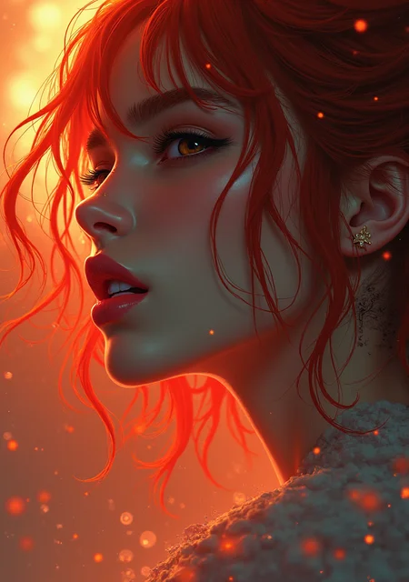 (((nami) )), one piece, ghost, darkness, bright, heavenly, elegant, trending on Artstationart by artgerm and greg rutkowski and alphonse mucha