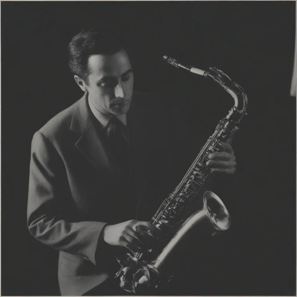 <lora:SDXL_Man_Ray_Style_Sa_May_V4:1> a man play jazz