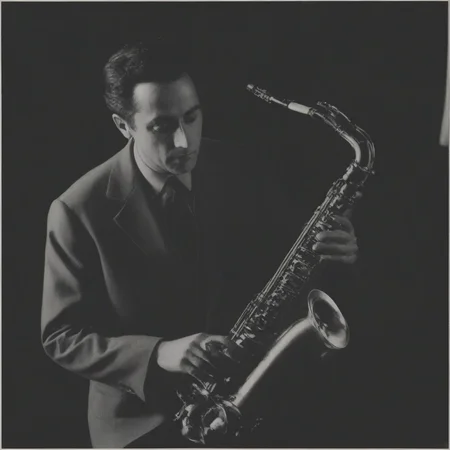 <lora:SDXL_Man_Ray_Style_Sa_May_V4:1> a man play jazz