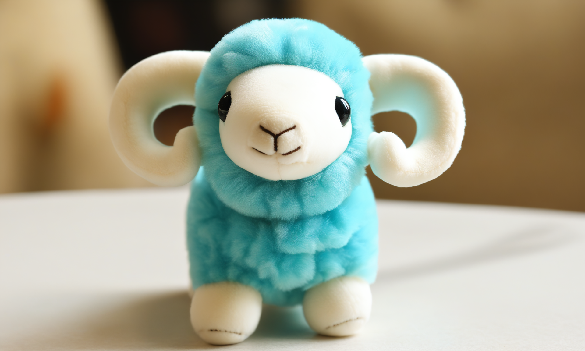 <lora:plushstuffedcd_xl-000006:0.8>,a (plushstuffedcd_xl,plush stuffed toy:1.2) sheep,cyan theme,standing on a table,chinese zodiac,solo,in office,long-focus,tilt-shift,miniature,cute and lovely,still life,from front,looking at viewer,no humans, emotional,harmonious,high budget,moody,epic,gorgeous,perfect lighting,realistic,photorealistic,photographic,photo (medium),real,moody lighting,volumetric lighting,reality ray tracing,8K,HDR,UHD,masterpiece,best quality,highly detailed,high resolution,finely detail,extremely detailed,ultra detailed,wallpaper