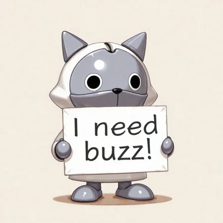 need_buzz, holding sign, neco arc