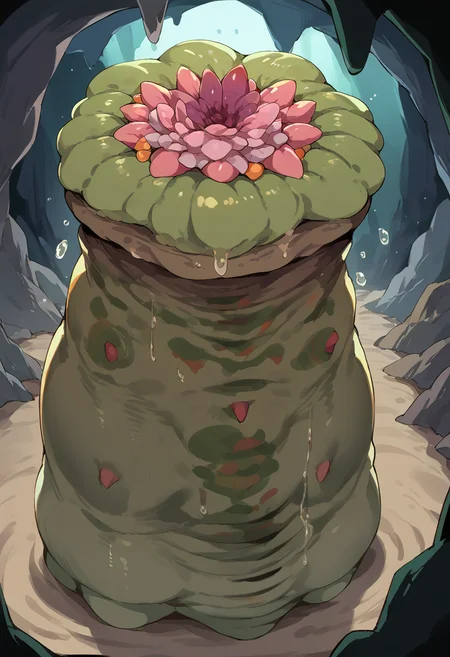 score_9,score_8_up,score_7_up,source_anime,zPDXL3,cave,
*//*,<lora:Like-Like_Concept:1>,likelike_monster,(no humans:1.2),monster,solo,fang,saliva,
*//*,cowboy shot,dutch angle,dynamic pose,